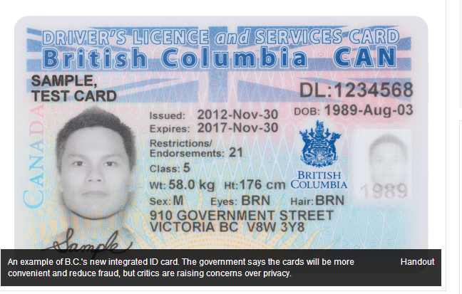 نگرانی‌ منتقدان از انتقال اطلاعات در کارت‌های هویت جدید بی‌ سی‌