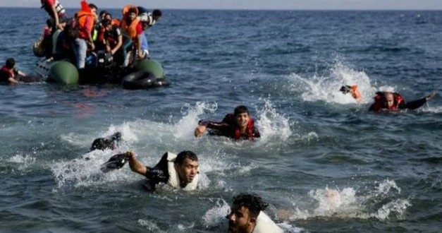بحران پناهجویی و برخورد قایق‌های شکسته به صخره اروپایی